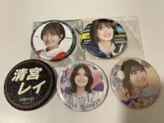 清宮レイ 缶バッジ 5個セット