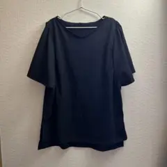 パフ袖 カットソー ブラック M Tシャツ