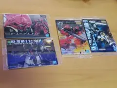 ガンダムガンプラパッケージアートグミ　シナンジュ　リックディアス　MK2　NT1