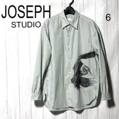 JOSEPH STUDIO ライブラリープリントブロードシャツ ジョゼフ