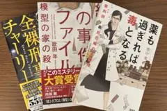 ミステリー小説　3冊セット【このミス大賞】 歌田 年/ 塔山 郁 / 七尾 与史