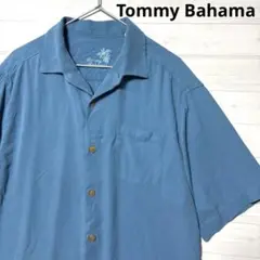 【希少】Tommy Bahama トミーバハマ オープンカラー アロハ シルク⑪