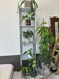 IKEAスチール製4段シェルフ
