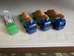 トミカミニカー 恐竜フィギュア付き 4台セット
