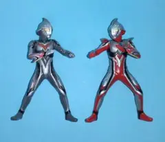 【HDウルトラマン】ネクサス（アンファンス＆ジュネッス）／塩ビ人形（バンダイ）