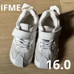 [イフミー] スクールシューズ joob 白 キッズ