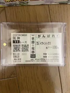 イクイノックス　宝塚記念　現地応援馬券