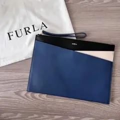 【新品】FURLA クラッチバッグ フラットポーチ
