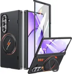 【新品・半額】Galaxy Z Fold7 スマホケース ヒンジ保護 スタンド