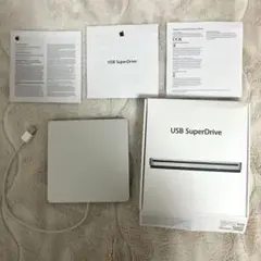 【美品・箱付き】Apple USB SuperDrive 外付けDVDドライブ