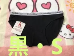 Q43　Calvin Klein　ブラック　レディース　下着　ショーツ　女性