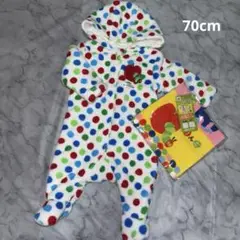 ❹. はらぺこあおむし カバーオール 70cm タオル 2点セット