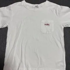 キッズ　x-girl 120cm ポケットTシャツ 白　半袖　エックスガール