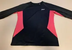 ★美品★アシックス　トレーニングウェア　スポーツウェア　長袖シャツ　M ロンT
