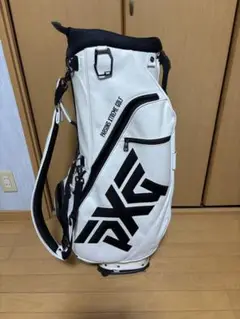 PXG ホワイト スタンドキャディバッグ