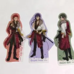 あんスタ　ダイカットクリアシート　蓮巳敬人　鬼龍紅郎　神崎颯馬
