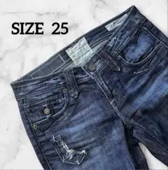【美品】JIMMY TAVERNITI フレアデニム SIZE25