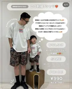 ルルモーメント　ロゴ刺繍Tシャツ　グレー　大人サイズ