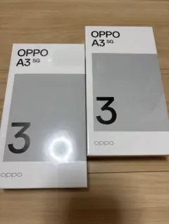 OPPO A3 5G 本体 未開封 パープル 2台セット