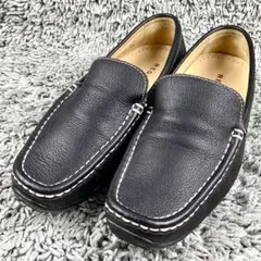 美品 レベル リーガル　ローファー　スリッポン　ステッチ レザー 本革