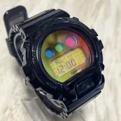 【レアカラーモデル完動美品】G-SHOCK DW-6900SPスケルトンブラック