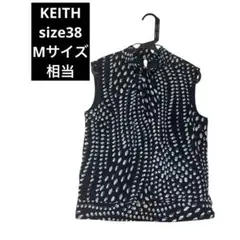 KEITH キース　ブラウス　ノースリーブ　Mサイズ