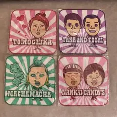 吉本興業　ミニハンカチ　4枚組