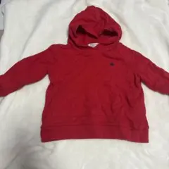 Polo 赤 フード付きトレーナー