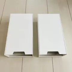 ２個セット　新品 山崎実業 tower タワー マスク収納ケース ホワイト