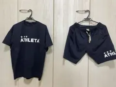 ATHLETA ネイビー Tシャツ ショートパンツ セット