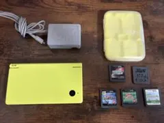 ニンテンドーDSi ライムグリーン本体 おまけソフト3本