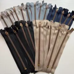 C27【50本セット①】ファスナー18cm/5色（各10本ずつ）