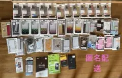 【ジャンク】スマホケース　40個＋保護フィルム