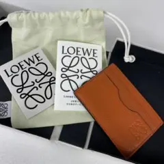 【美品】LOEWE カードケース 定期入れ パスケース カーフスキン