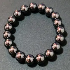 バーゲン【2-21】♥10mm【ヘマタイト】天然石パワーストーンブレスレット