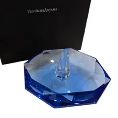Vendome Aoyama リングホルダー ブルークリスタル 八角形 箱付