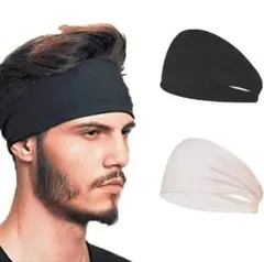 【3色セット】ヘッドバンド ヘアバンド 頭 髪 ヨガ 吸汗速乾 スポーツ用 薄型