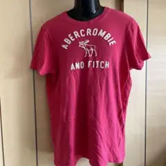 Abercrombie and Fitch ピンク Tシャツ