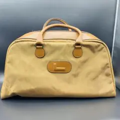 美品‼️ランセル　LANCEL ナイロン　ブラウン　ボストン　レザー