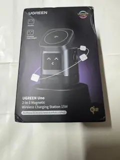 UGREEN Uno 15W充電器 2-in-1 Qi2対応 MagSafe対応