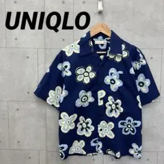 UNIQLO ユニクロ MARNI オープンカラーシャツ メンズ S 紺