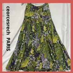 ceorcesrech PARIS 花柄　フレアロングスカート　ワンピース