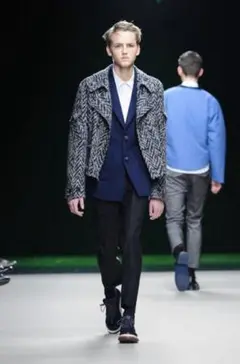 KRIS VAN ASSCHE Pコート カシミヤ混 サイズ44 KRIS VAN ASSCHE Pコート カシミヤ混 サイズ44