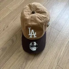 New Era LAロゴキャップ ブラウン