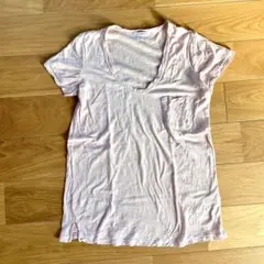 JAMES PERSE VネックTシャツ サイズ1 ピンク