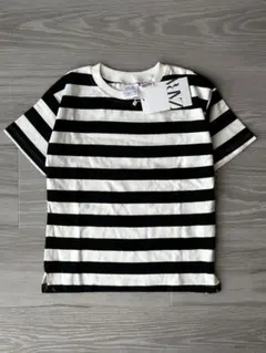 【新品未使用】ZARA KIDS ボーダーT 3-4Y
