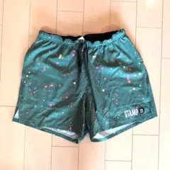 STAMP RUN&CO スプラッシュ柄 ランニングパンツ