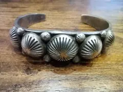 カルビンマルティネス / CalvinMartinezのシルバーバングル POWWOW JAPAN | Calvin Martinez Ingot Silver Bracelet ナバホ