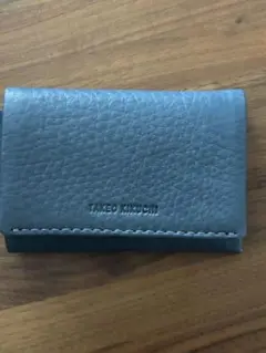 【新品未使用】TAKEO KIKUCHI ダークブルー 名刺入れ