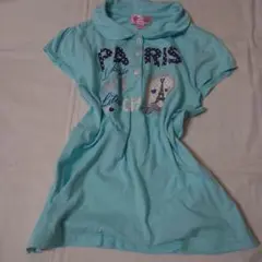 y2k メルカリ便 マザウェイズ ラメ入りでかわいいカットソーTシャツ 140夏
